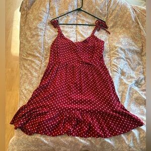 Adorable Red and White Polka Dot Dress - Perfect for 4th of July!
